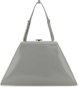 Prada Light Grey Leather Handbag