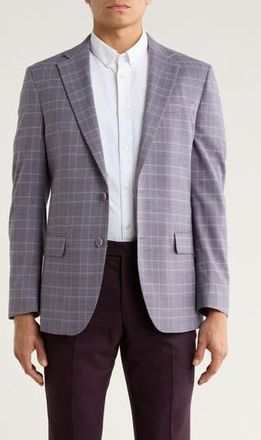 Original Penguin Purple Plaid Notch Lapel Blazer at Nordstrom Rack, Size 36 Regular