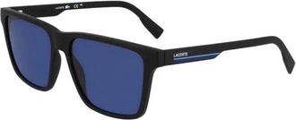 Lacoste L6039S 002 Zonnebrillen - Heren - Zonnebrillen - Zwart - 57 MM - Accessoires