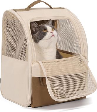 OEM Mochila Para Mascotas - 35x25x20 Cm - Material Oxford 600d Resistente Al Desgaste Y Repelente Al Agua - Ventilaci&oacute;n Lateral - Ventana Transparente - P