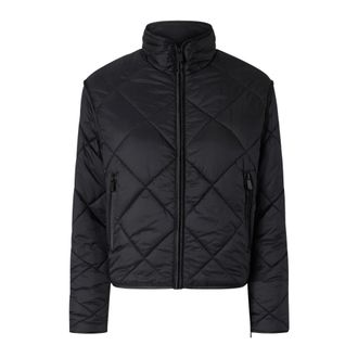 Pinko Winter Jackets, female, Black, S, Jackets