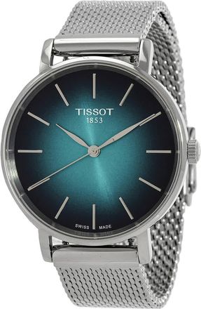 Tissot Everytime Quartz Graded Green-Black Dial Ladies Watch T1432101109100