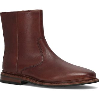 Frye Paul Zip-Up Boot in Brown at Nordstrom, Size 10.5