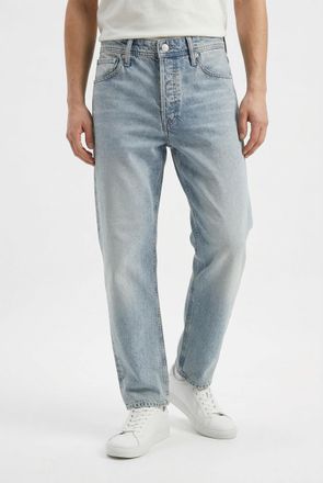 Jack & Jones Loose-fit-Jeans JACK & JONES JJIEDDIE JJORIGINAL, Herren, Gr. 30, L&auml;nge 34, blau denim, Denim/Jeans, Obermaterial: 100% Baumwolle, Abriebeffekte, loos