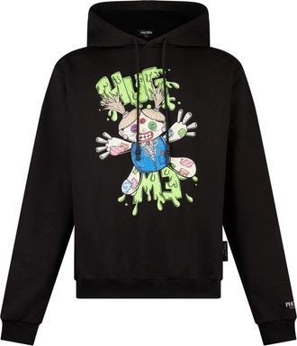 Phobia Archive Tdc Hug Print Hoodie - Heren - Hoodies - Zwart - L - Katoen - Hoodies & sweatvesten