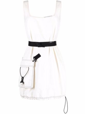 Stella McCartney Jurk met ceintuur - Wit