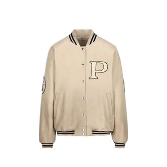 Prada Giacca varsity di Prada p ed in pelle