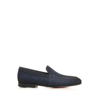 Santoni Malibu Loafer - male - Santoni - Loafers - Blue - 9 UK - Shoes