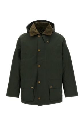 Barbour Olive Solid Hood Jacket