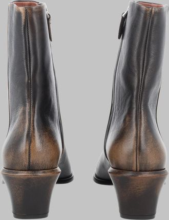 PARIS TEXAS Bettina Ankle Boots - Black