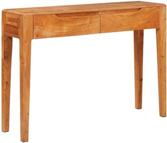 vidaXL Console Table Brown 110 x 30 x 80 cm Solid acacia wood vidaXL