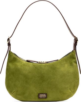 Frances Valentine Starr Suede Hobo Bag in Fern at Nordstrom