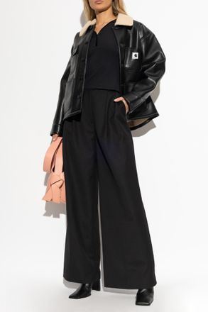 Carhartt Work in Progress Shepton Faux Leather Jacket, Womens, Black