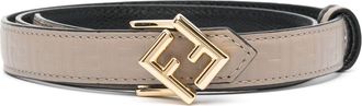 Fendi FF buckle reversible belt - women - Calf Leather - 90 - Neutrals