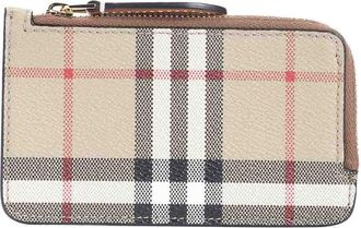 Burberry Somerset Zip Credit Card Case