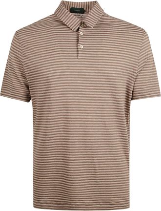 Zanone Regular Stripe Polo Shirt