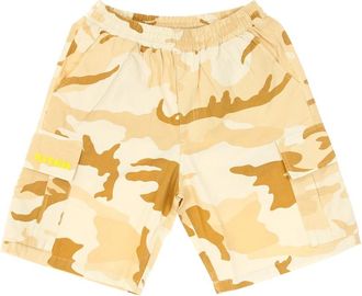 Iuter Camo Cargo Shorts Beige - Heren - Korte Broeken - Beige - XS - Katoen - Korte Broeken