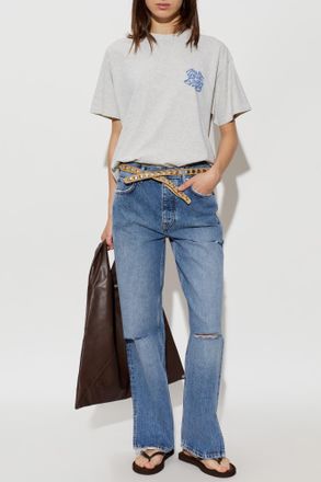 Anine Bing T-shirt Cade, Womens, Grey
