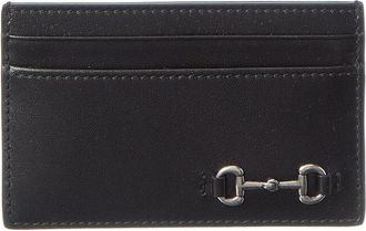 Gucci Horsebit Leather Card Holder