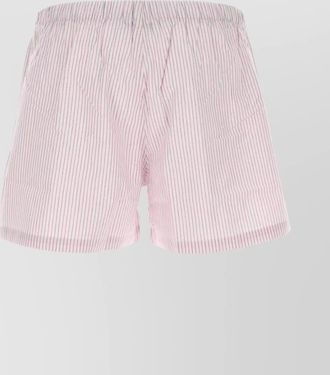 Gimaguas cotton pyjama shorts embroidered stripes