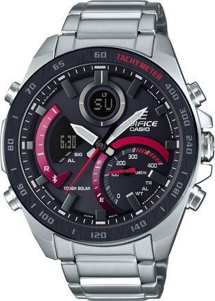 Casio Edifice Mens Silver Watch ECB-900DB-1AER Stainless Steel (archived) - One Size