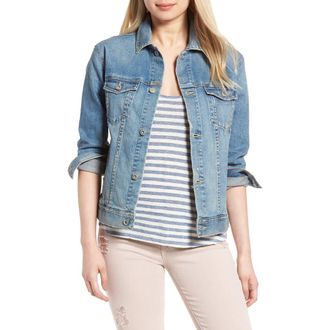 AG - Adriano Goldschmied The Nancy Boyfriend Denim Jacket in 17 Years Grunge at Nordstrom Rack, Size Small