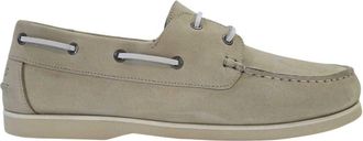 Jack Wills Leren bootschoenen voor heren (Zand)