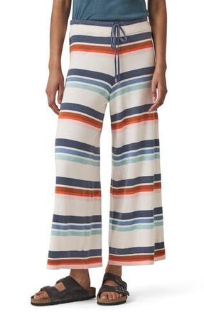 Splendid Polly Stripe Crop Sweater Knit Pants in Mstne Mlti Stp at Nordstrom Rack, Size X-Large