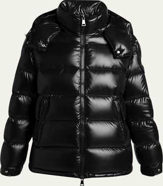 Moncler Maire Hooded Short Down Jacket