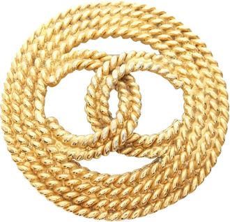 Chanel Spilla Coco Mark 1986-1988 - Oro