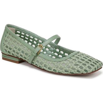 Franco Sarto Tinsley Mary Jane Flat in Green at Nordstrom, Size 8