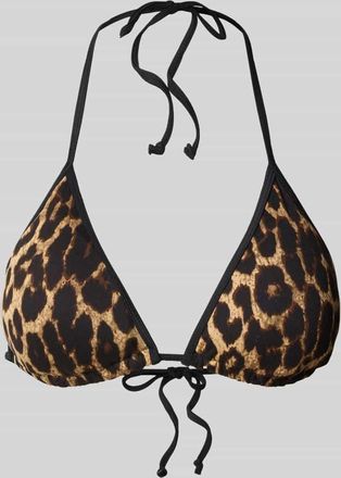 Neo Noir Neo Noir Bikini-Oberteil mit Schn&uuml;rung Modell TAIA in Mittelbraun, Gr&ouml;&szlig;e XL