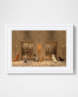 Gray Malin The Elevators, Neiman Marcus, Downtown Dallas Framed Fine Art Photography Print, Mini