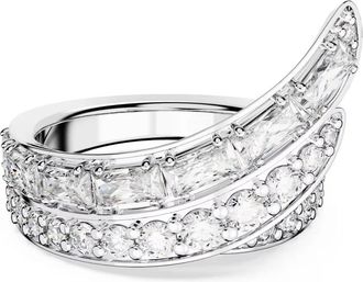Swarovski Hyperbola Cocktail Ring - Dames - Ringen - Grijs - 55 MM - Accessoires