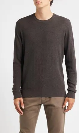 Robert Barakett Watertown Merino Wool Sweater in Brown at Nordstrom Rack, Size Large