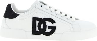 Dolce & Gabbana BlackWhite Logo Sneakers