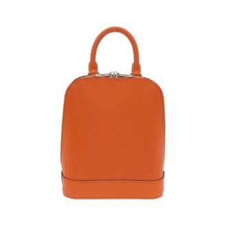 Louis Vuitton Pre-owned Alma Backpack Calf Backpack - Dames - Vintage Rugzakken - Oranje - ONE Size - Vintage