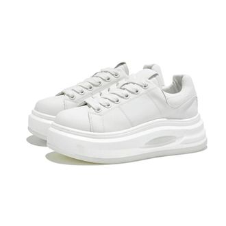 Generic ZBDP Womens Sneakers Shoes Flat Casual Platform Women Skateboard Shoes Large-Size Running Female White Shoes