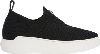 Giuseppe Zanotti Mocassins van stretchstof - Heren - Sneakers - Zwart - 39 EU - Leer - Schoenen