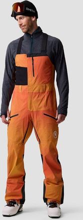 Backcountry Cottonwoods Lt Xpore 3L Bibs - Mens in Boundary Orange Ombre/black at Nordstrom, Size Xx-Large