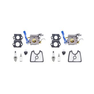 OEM 2 Carburadores 590460102 Para 125b 125bx 125bvx C1q-w37 Con Filtro De Aire 545112101 581798001 Kit De L&iacute;nea De Combustible 545081811