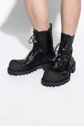 Balenciaga Hummer Ankle Boots, Mens, Black