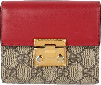 Gucci Paddle Lock Bi-Fold Wallet (Authentic Pre-Loved)