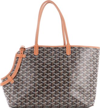 Goyard Chien Gris Pet Carrier Tote Coated Canvas