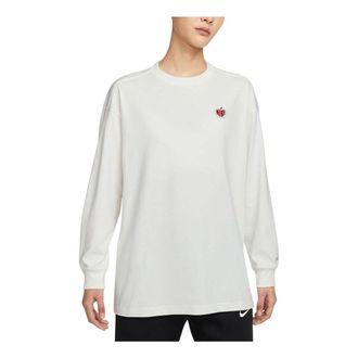Nike (WMNS) Nike Sportwear Oversized Long Sleeve T-shirt Asia Sizing Valentines Day IB1670-133