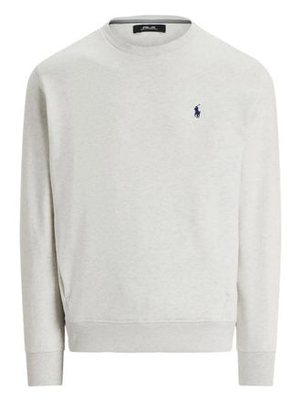 Ralph Lauren long-sleeve crew-neck sweatshirt - men - Cotton/Recycled Polyester - L - White