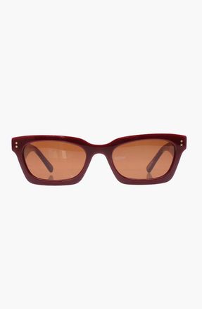 Reality Eyewear Luxe Ginsburg Sunglasses in Merlot at Nordstrom