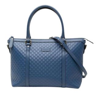 Gucci Pre-owned Handbags, female, Blue, Size: ONE SIZE Pre-owned Satchel