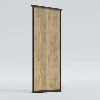 OEM Puerta Corredera De 265 X 75 Cm Sobre Un Solo Riel, 1x Roble Artesanal
