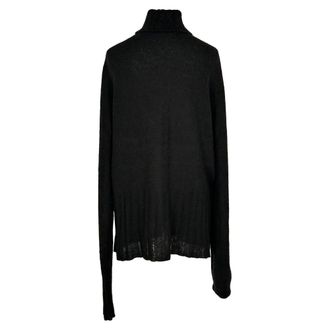 Ann Demeulemeester Turtleneck Sweater in Black Wool